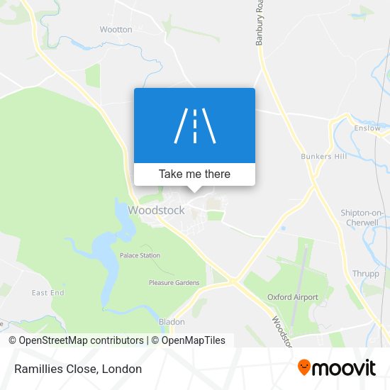 Ramillies Close map