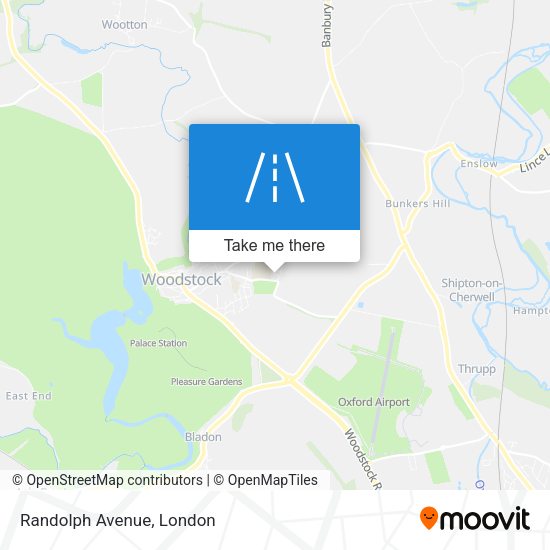 Randolph Avenue map