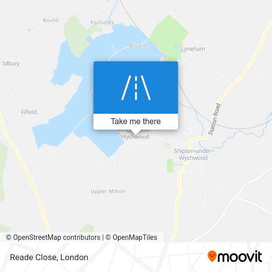 Reade Close map
