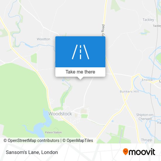 Sansom's Lane map