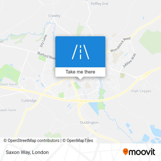 Saxon Way map
