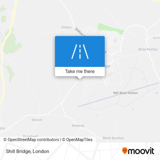 Shill Bridge map