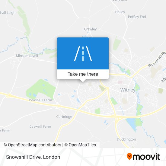Snowshill Drive map