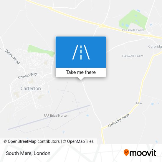 South Mere map