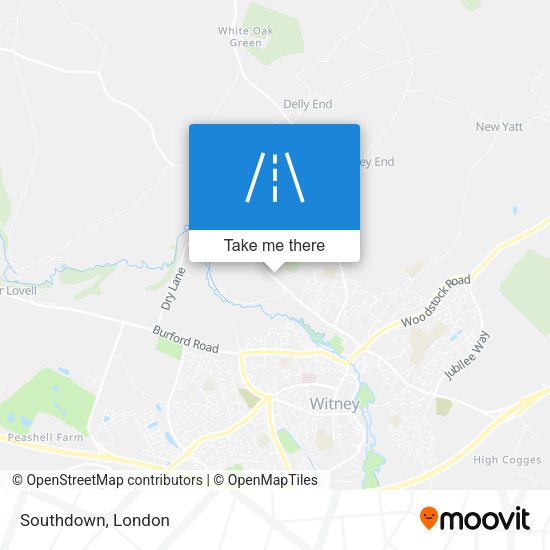 Southdown map