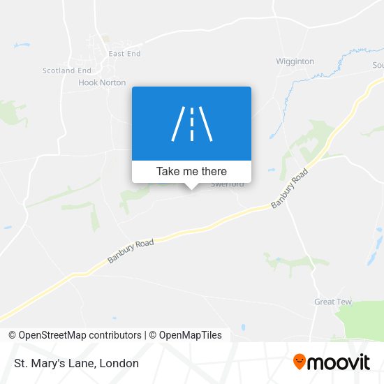 St. Mary's Lane map