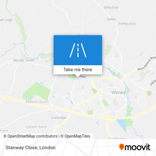 Stanway Close map