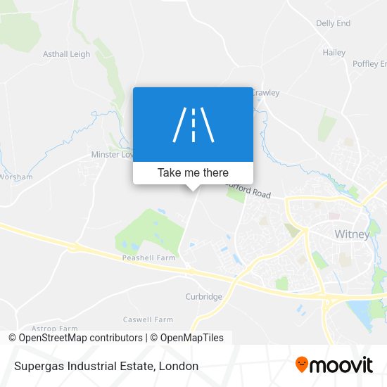 Supergas Industrial Estate map
