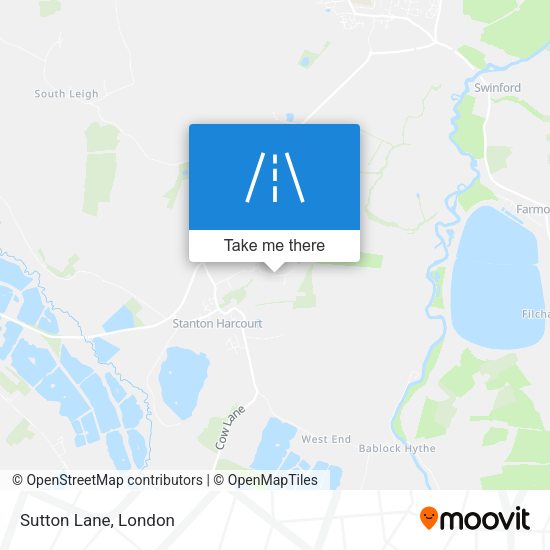 Sutton Lane map