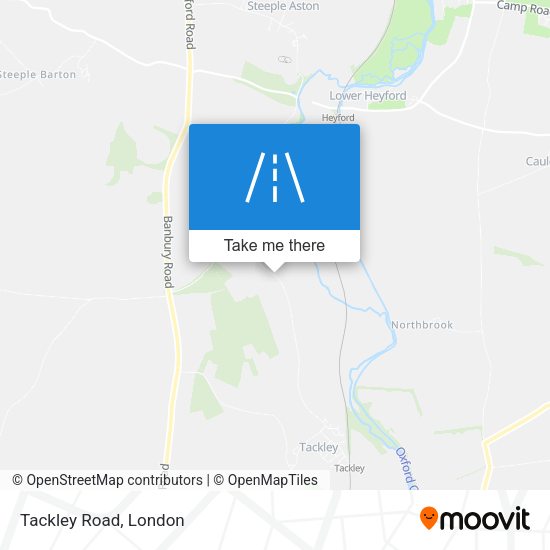 Tackley Road map