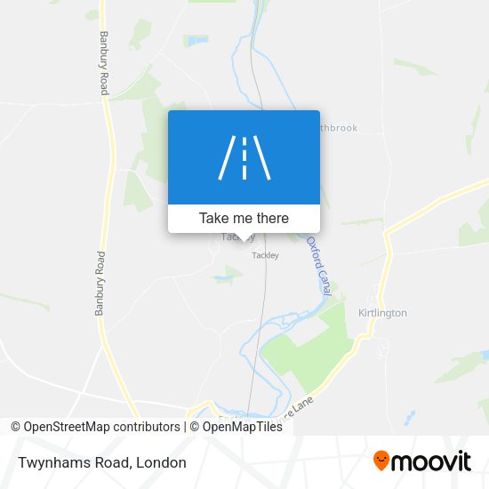 Twynhams Road map