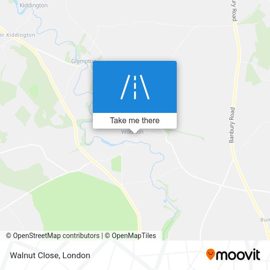 Walnut Close map
