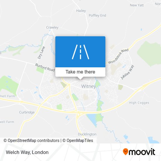 Welch Way map