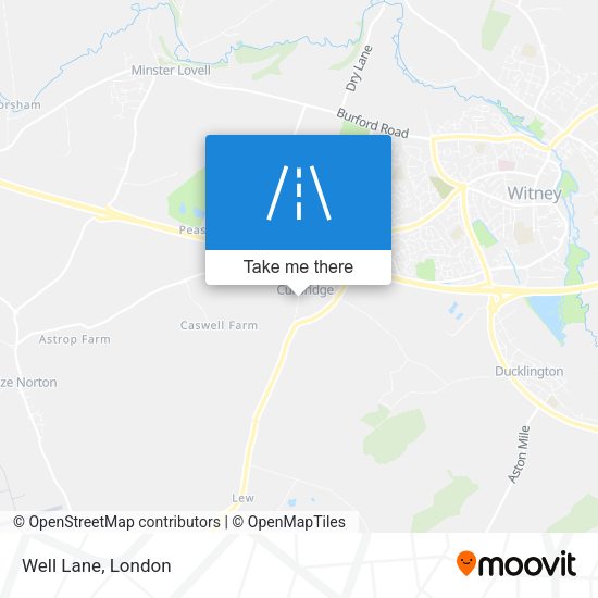 Well Lane map