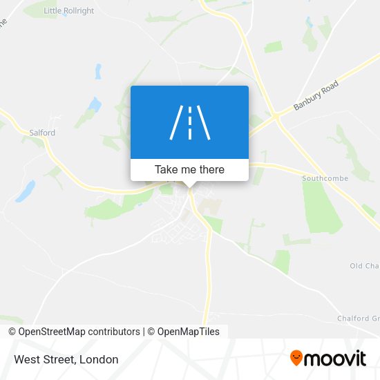 West Street map
