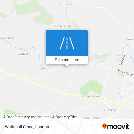 Whitehall Close map