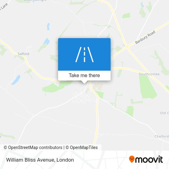 William Bliss Avenue map