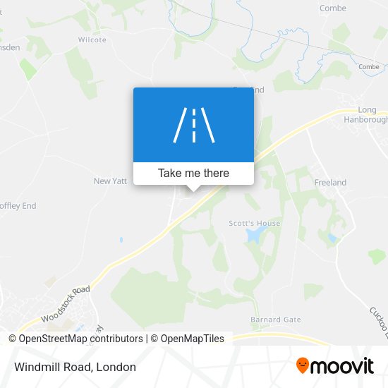 Windmill Road map