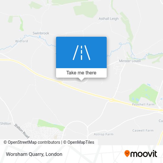 Worsham Quarry map