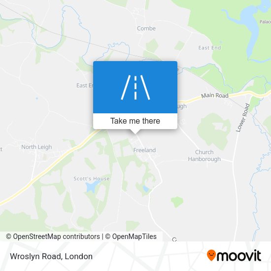 Wroslyn Road map