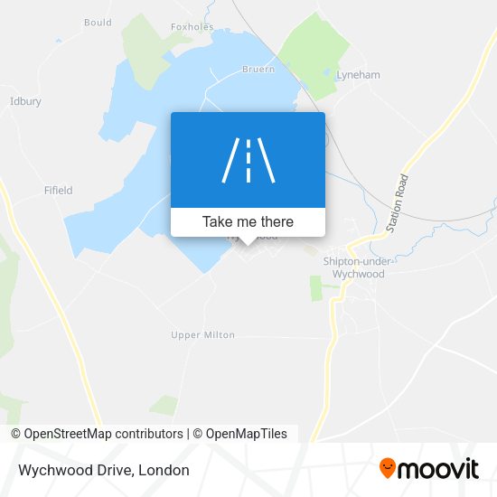 Wychwood Drive map