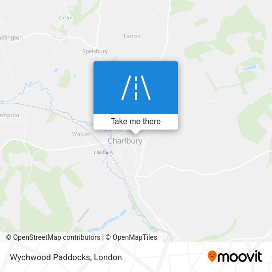 Wychwood Paddocks map