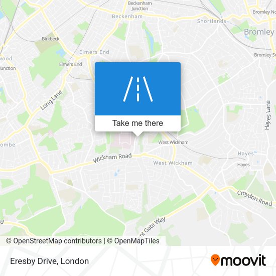 Eresby Drive map