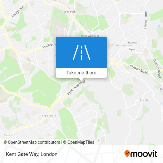 Kent Gate Way map