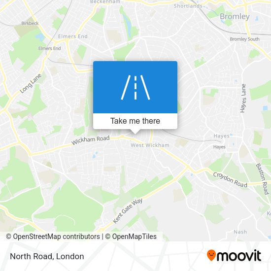 North Road map
