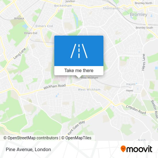 Pine Avenue map