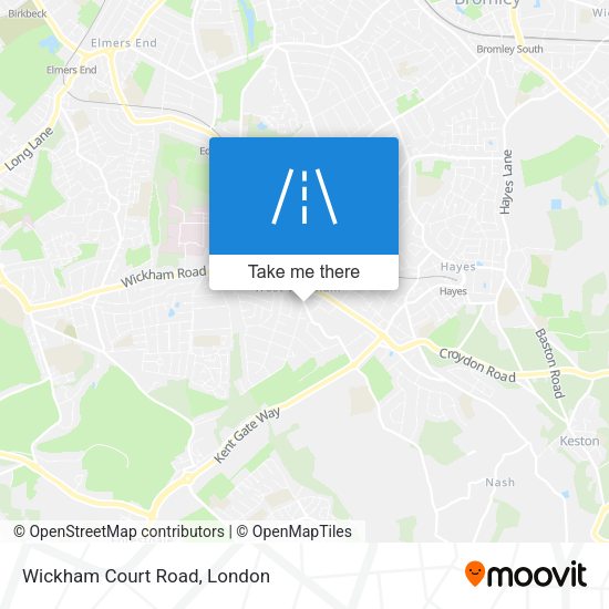 Wickham Court Road map