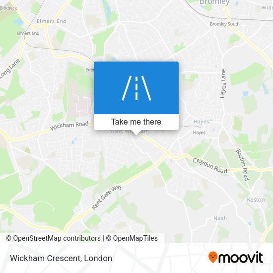Wickham Crescent map