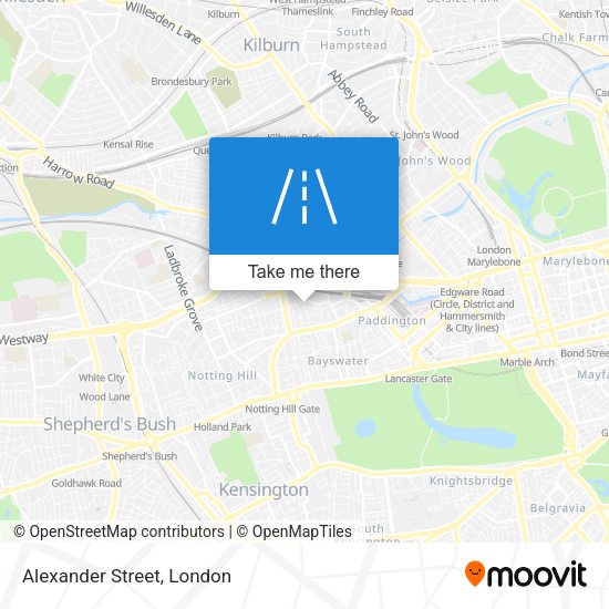Alexander Street map