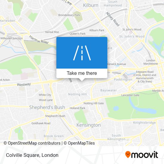 Colville Square map