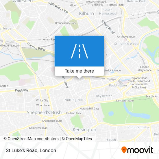 St Luke's Road map