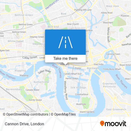 Cannon Drive map
