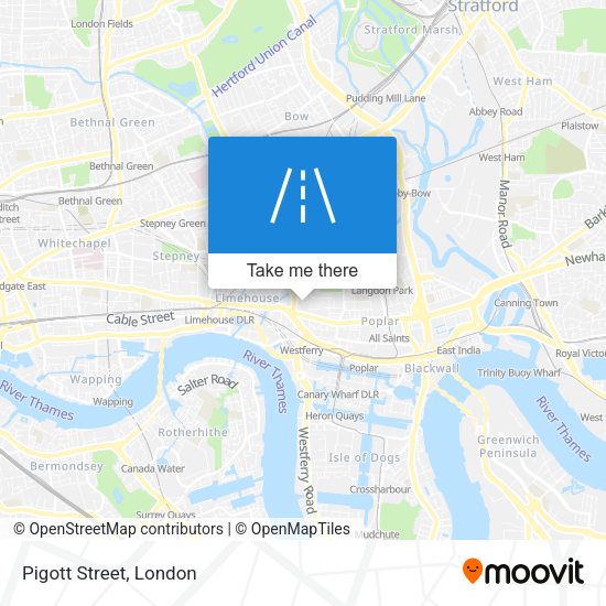 Pigott Street map