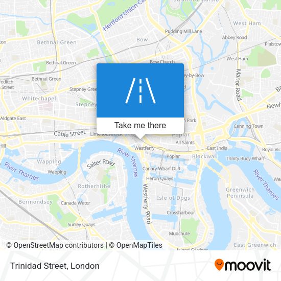 Trinidad Street map