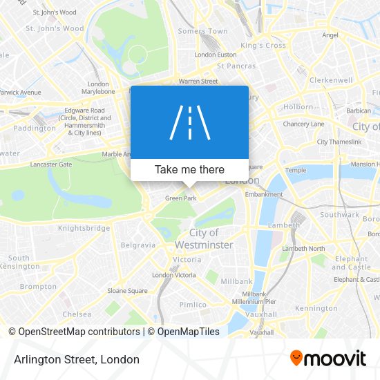 Arlington Street map