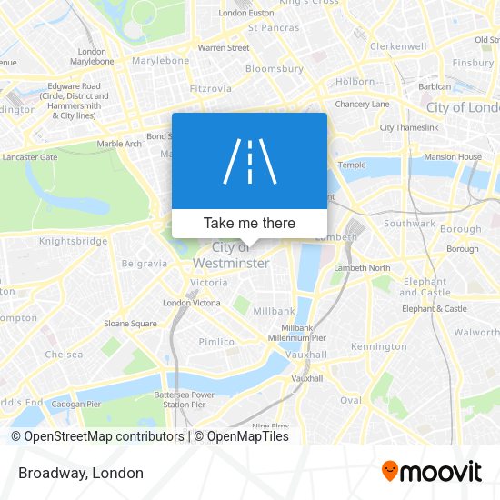 Broadway map