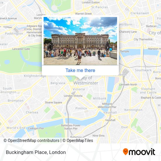 Buckingham Place map