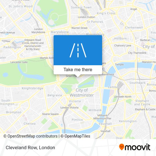 Cleveland Row map