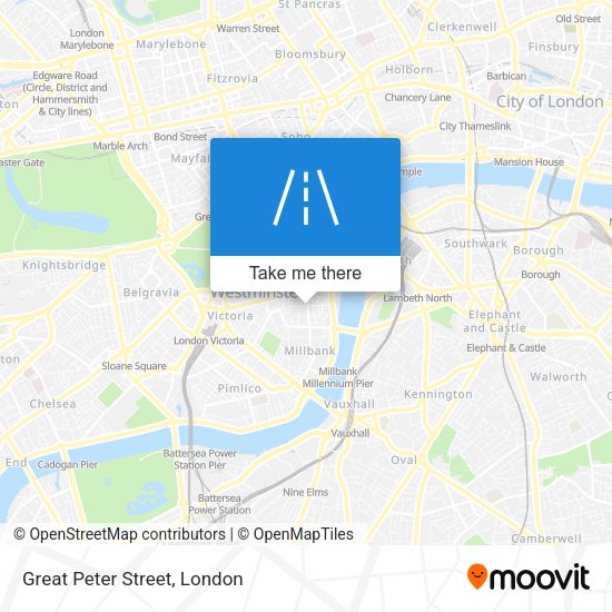 Great Peter Street map