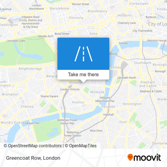 Greencoat Row map
