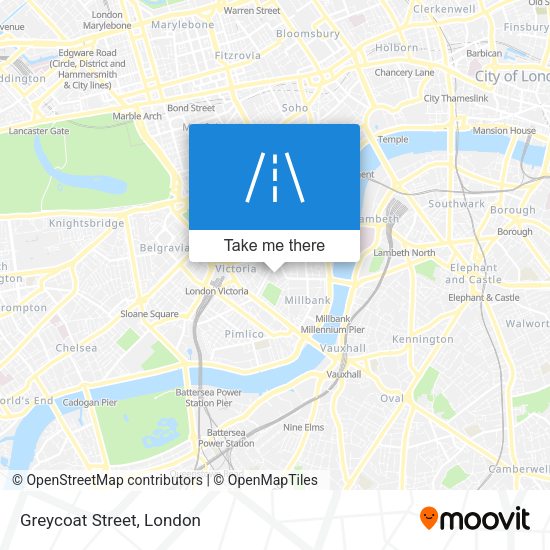 Greycoat Street map