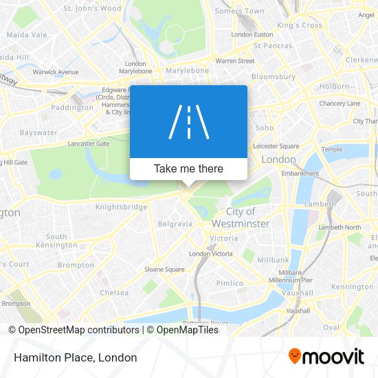 Hamilton Place map