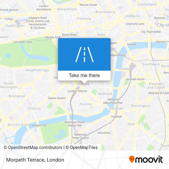 Morpeth Terrace map