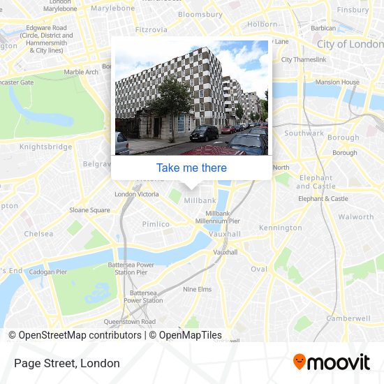 Page Street map