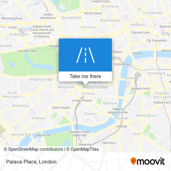 Palace Place map