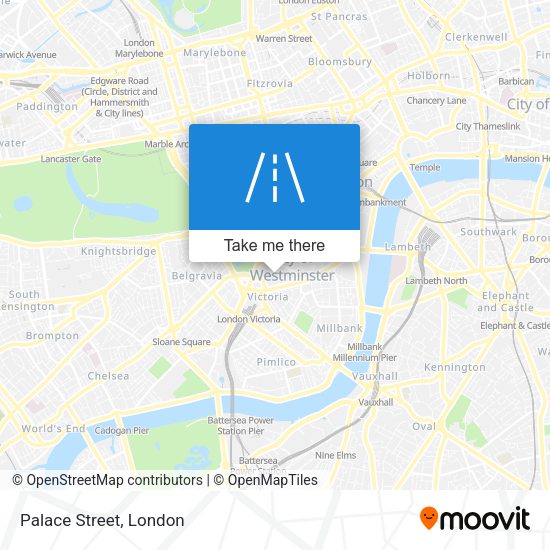 Palace Street map